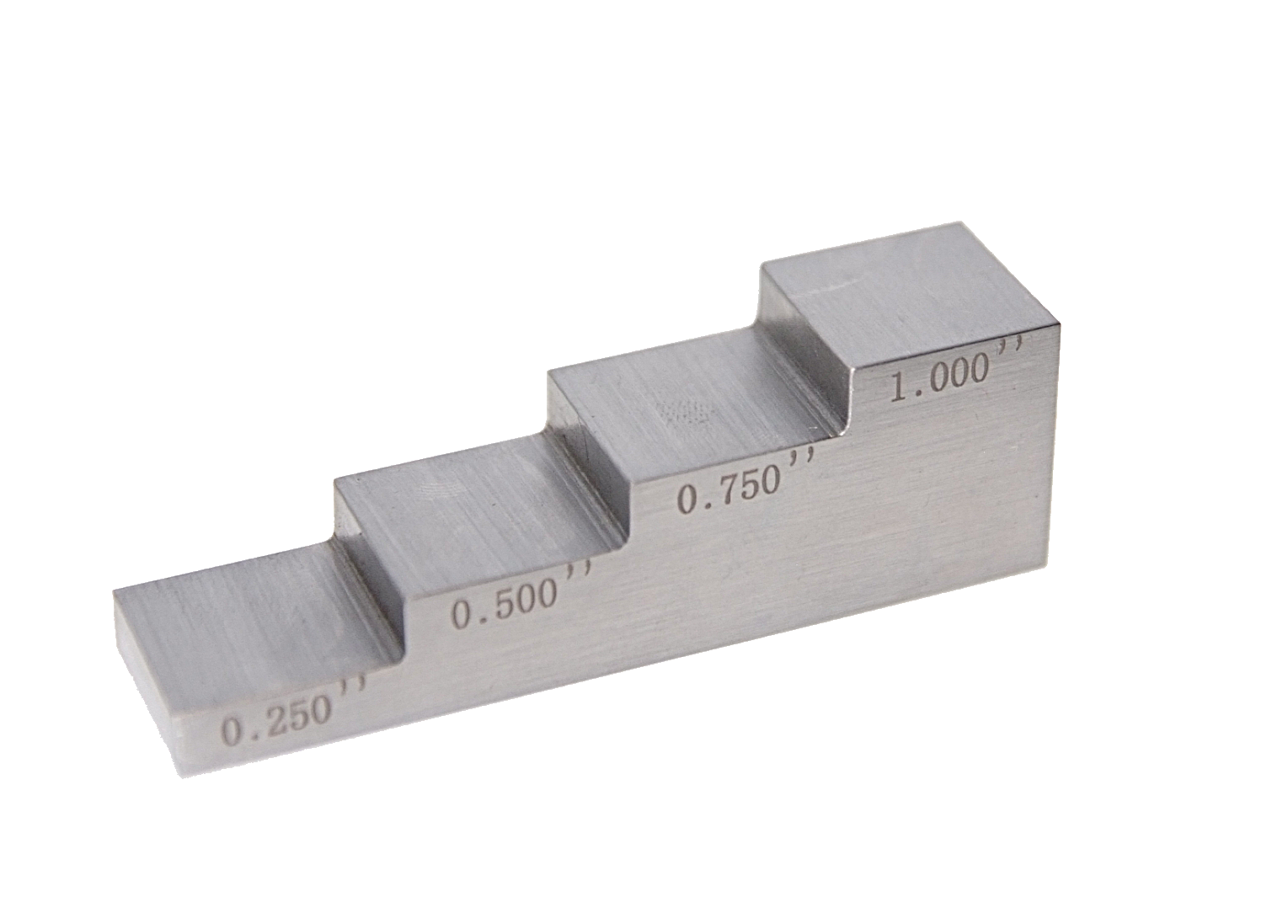 Baby Block Inch Scale 4 Step Calibration Block (Inches) – CBM Integrity Online Store