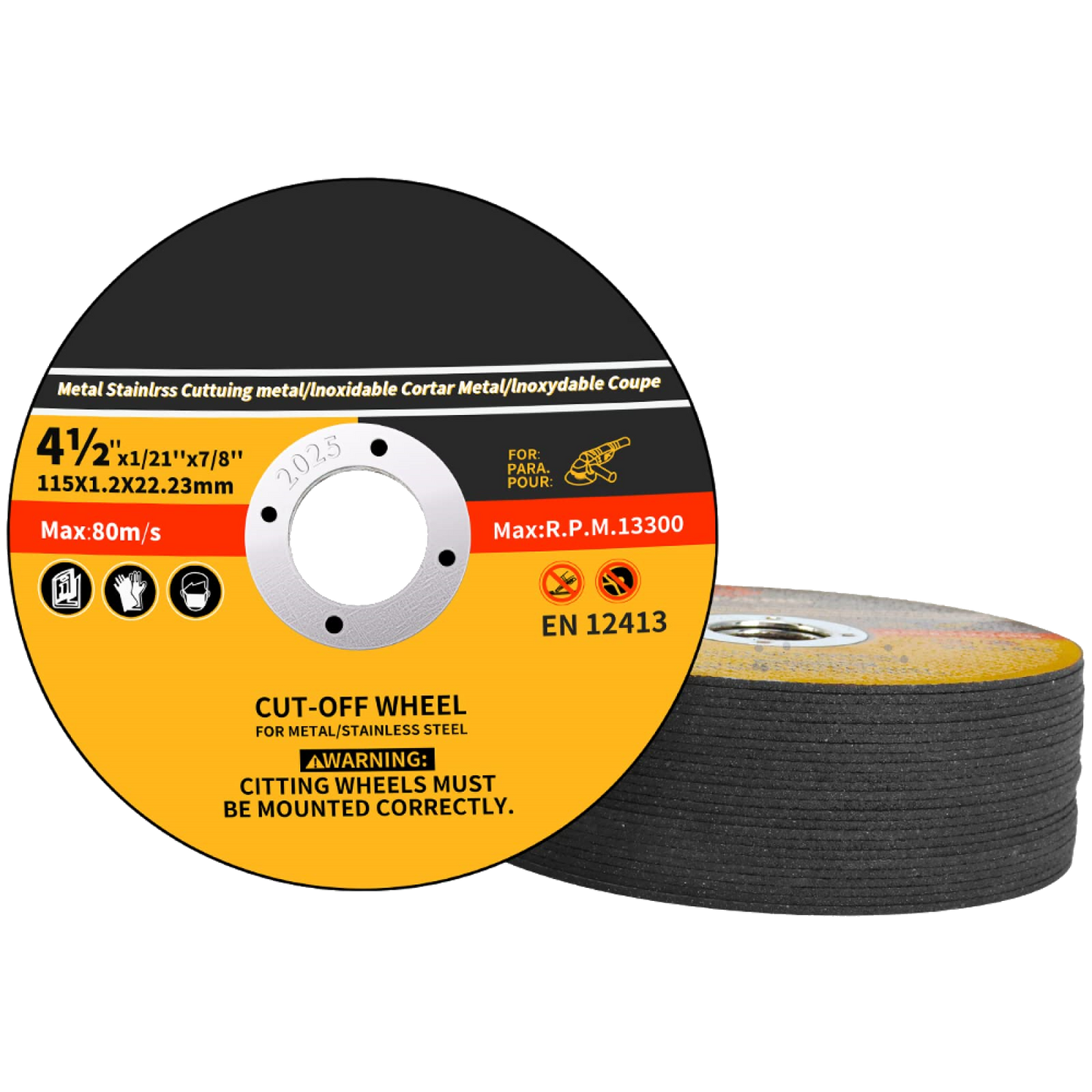 4.5" Cut Off Wheel 10pk