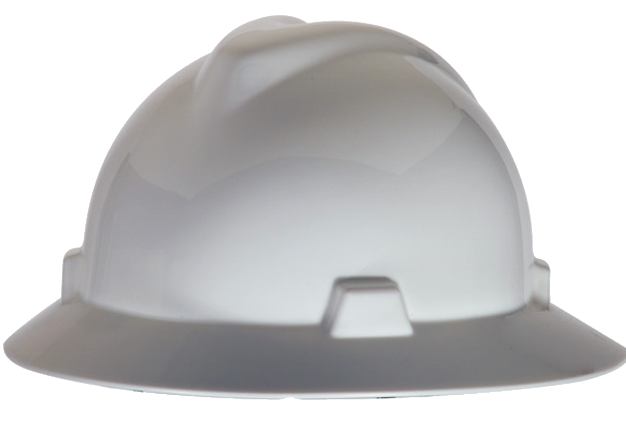 Full Brim White Hard Hat