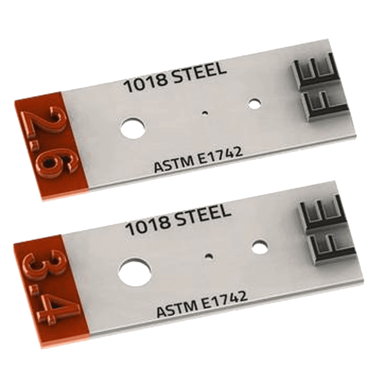 Steel 1018 Plaque Type IQI – ASTM E1742 Penetrameters